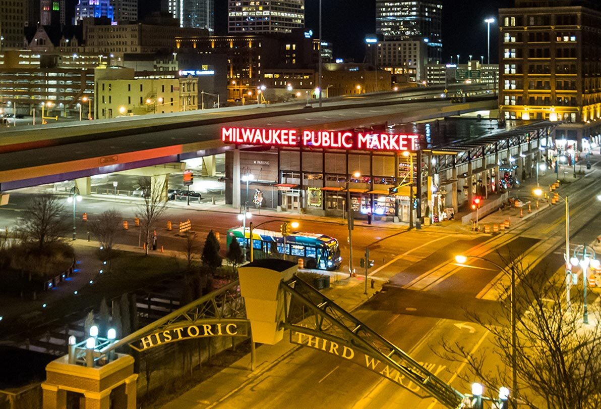 Third Ward, Milwaukee area